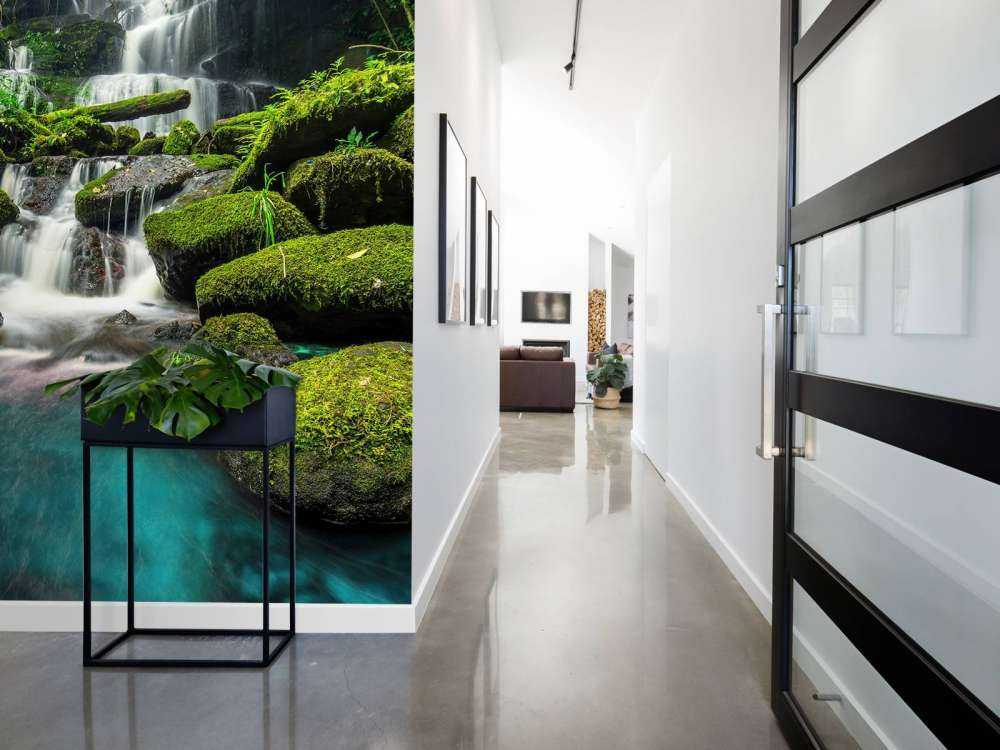 Wasserfall in einen Dschungel