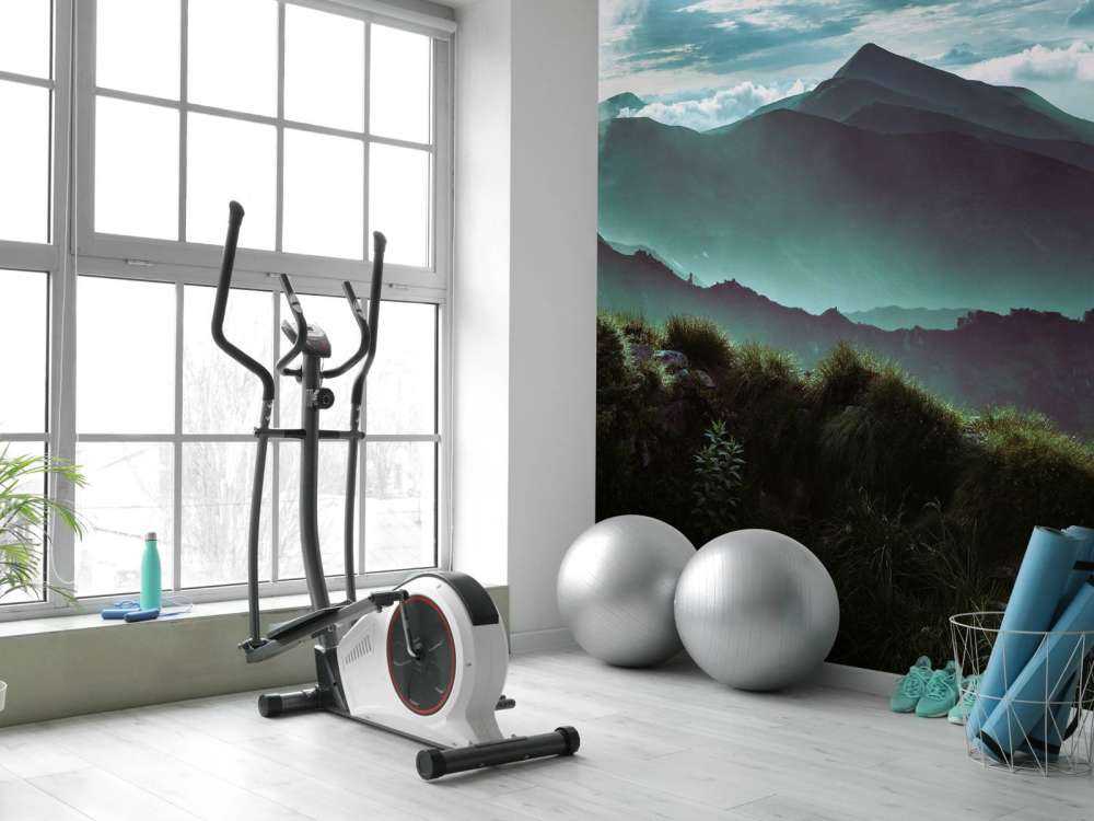 Dschungel mit Bergen