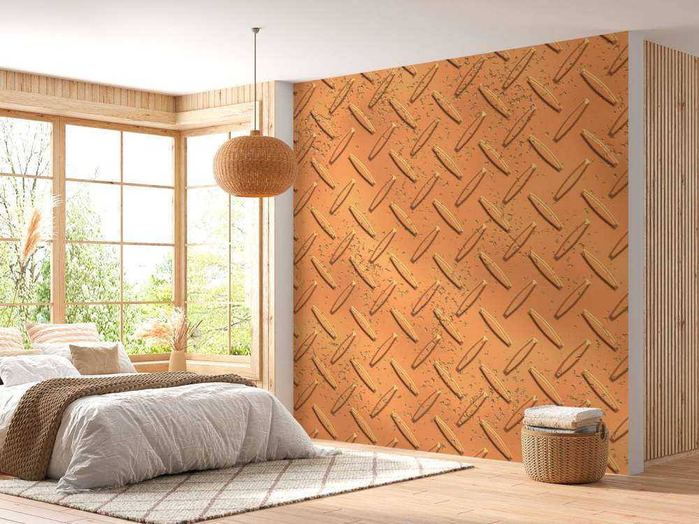 Metallplatte aus Bronze