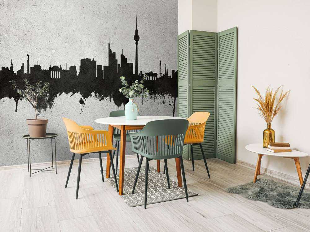 Aquarell-Skyline, Berlin
