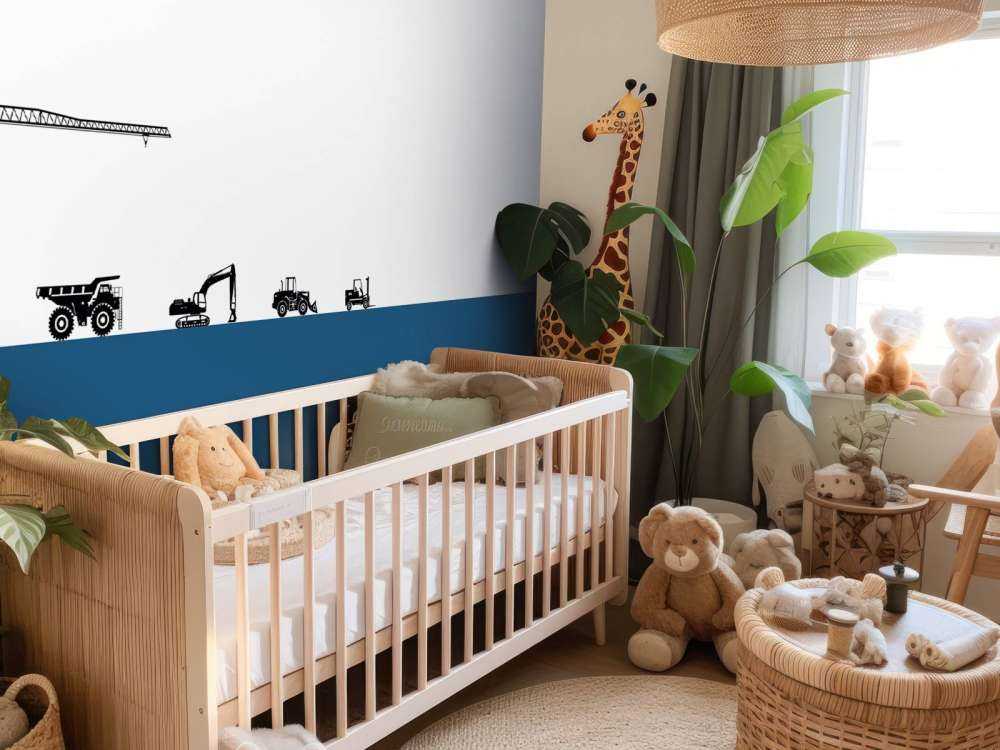 Silhouetten von Arbeitsfahrzeugen