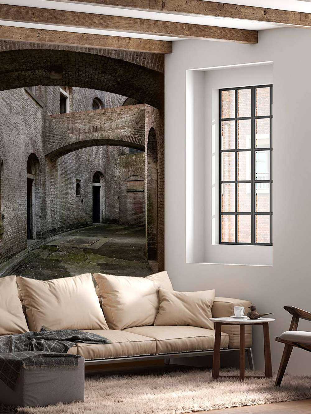 Innenhof mit Bögen