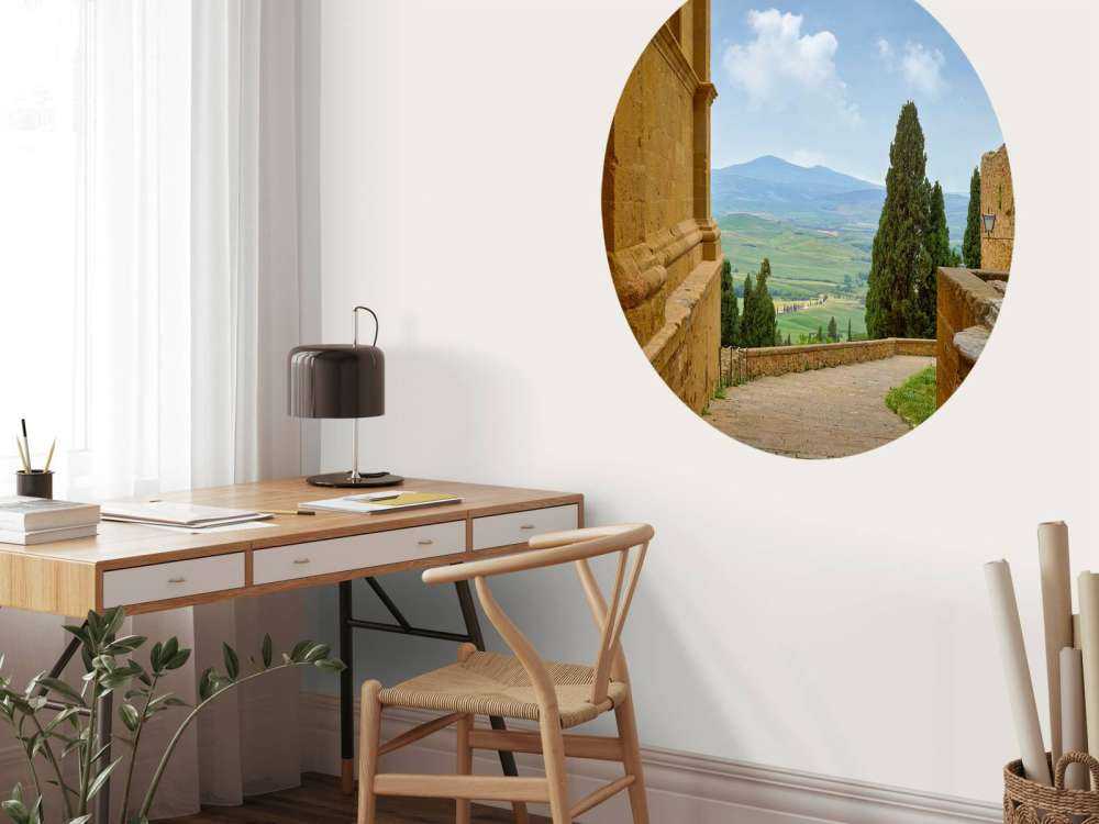 Treppe aus italienischem Dorf