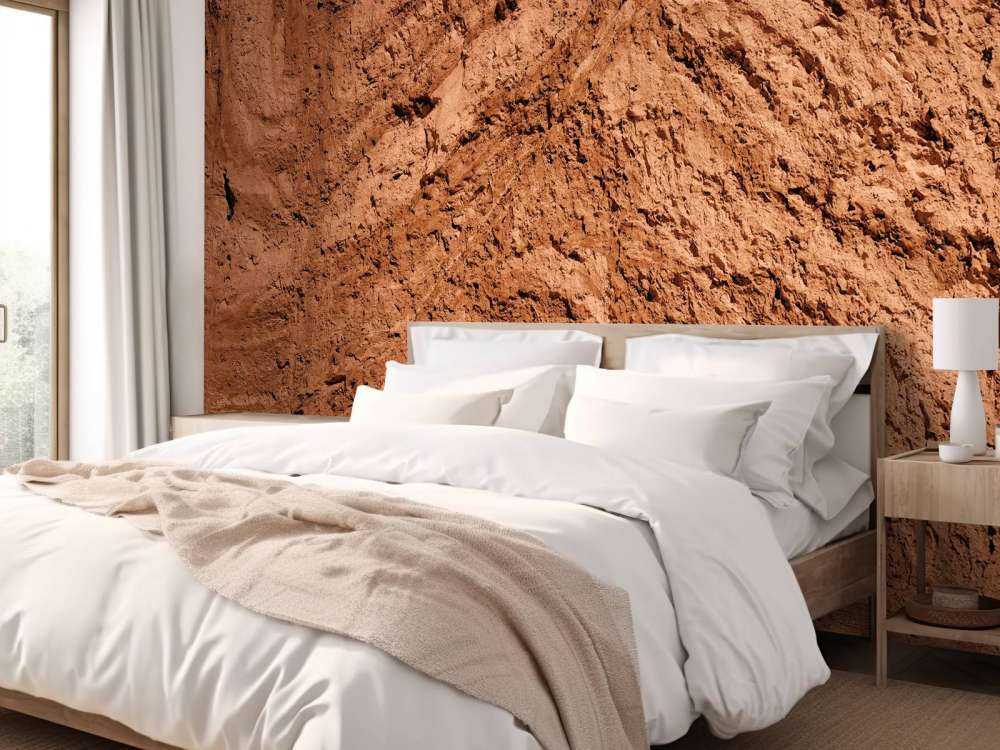 Grobe Terrakotta Struktur