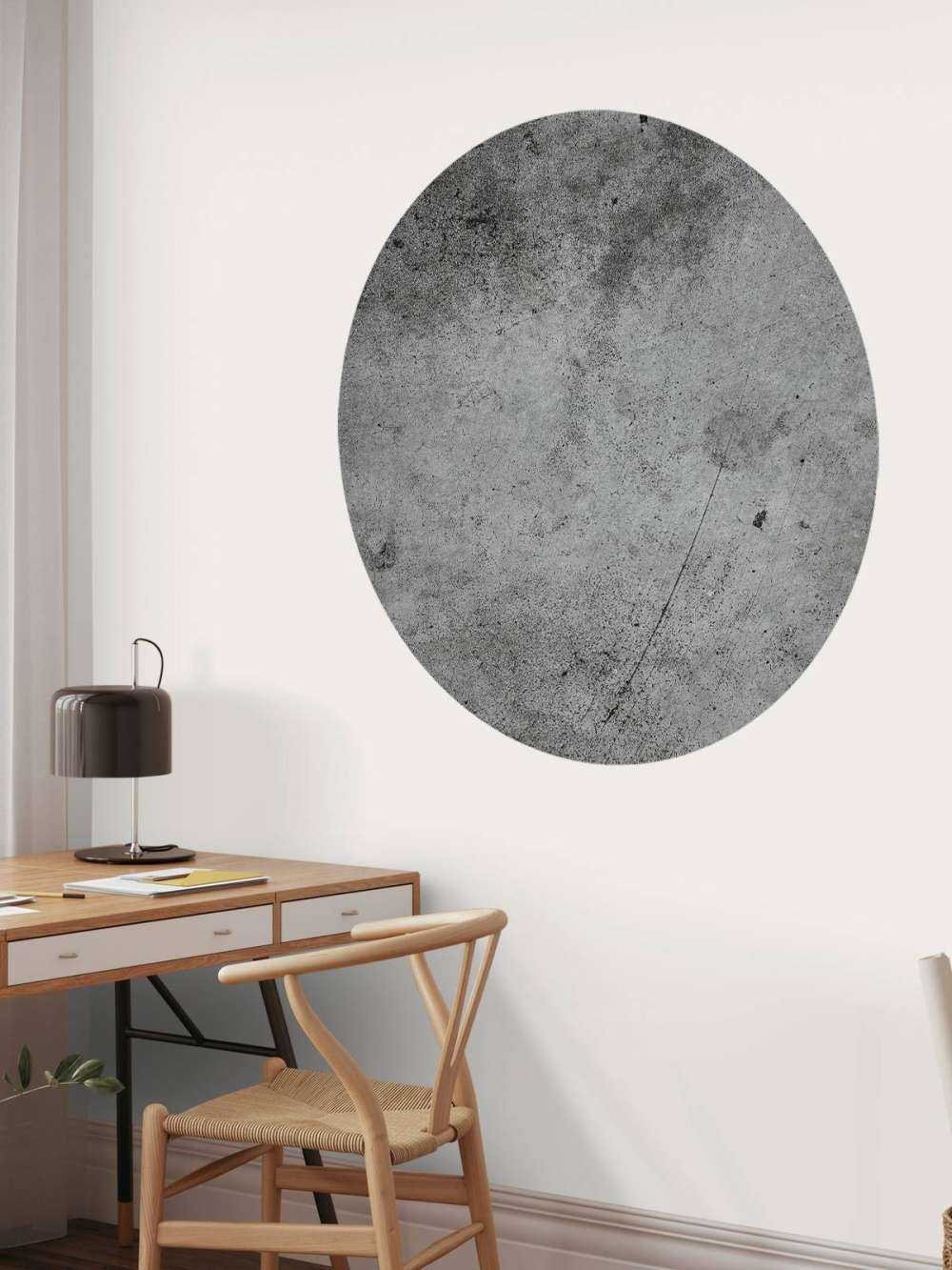Grobe graue Wand