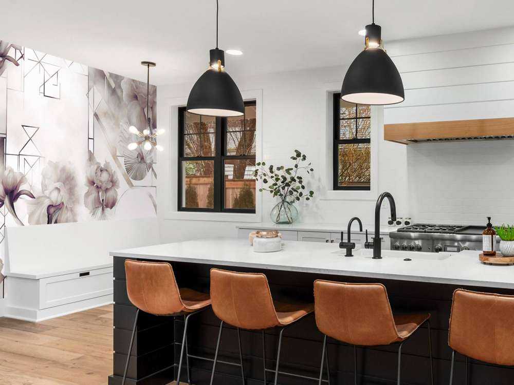 Aquarellgeometrie Braun