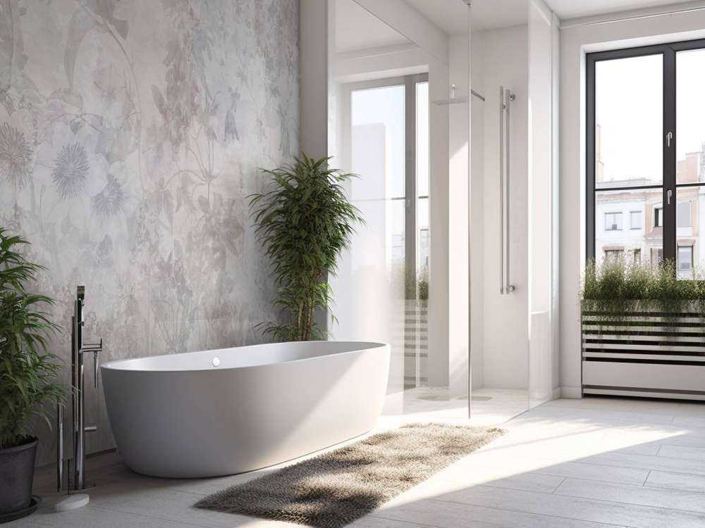 Aquarellgarten Taupe