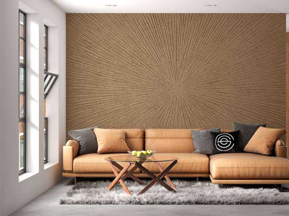 Textured Lines in Goldbraun