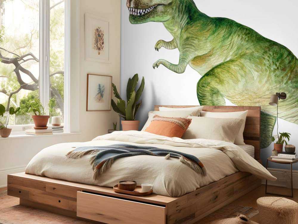 Tyrannosaurus aus Aquarellfarbe