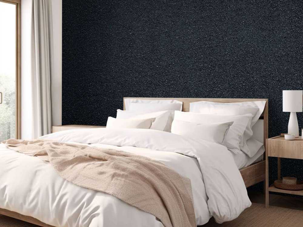 Dunkle Wand mit feinen Steinen
