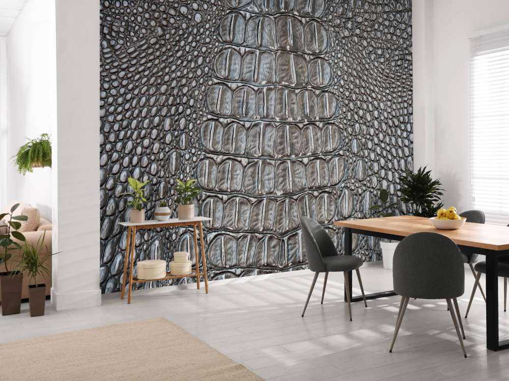 Textur Krokodilleder