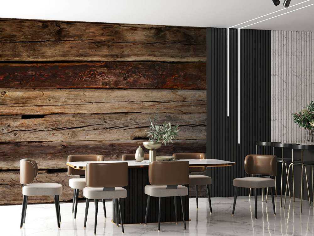 Geräuchertes rotes Holz