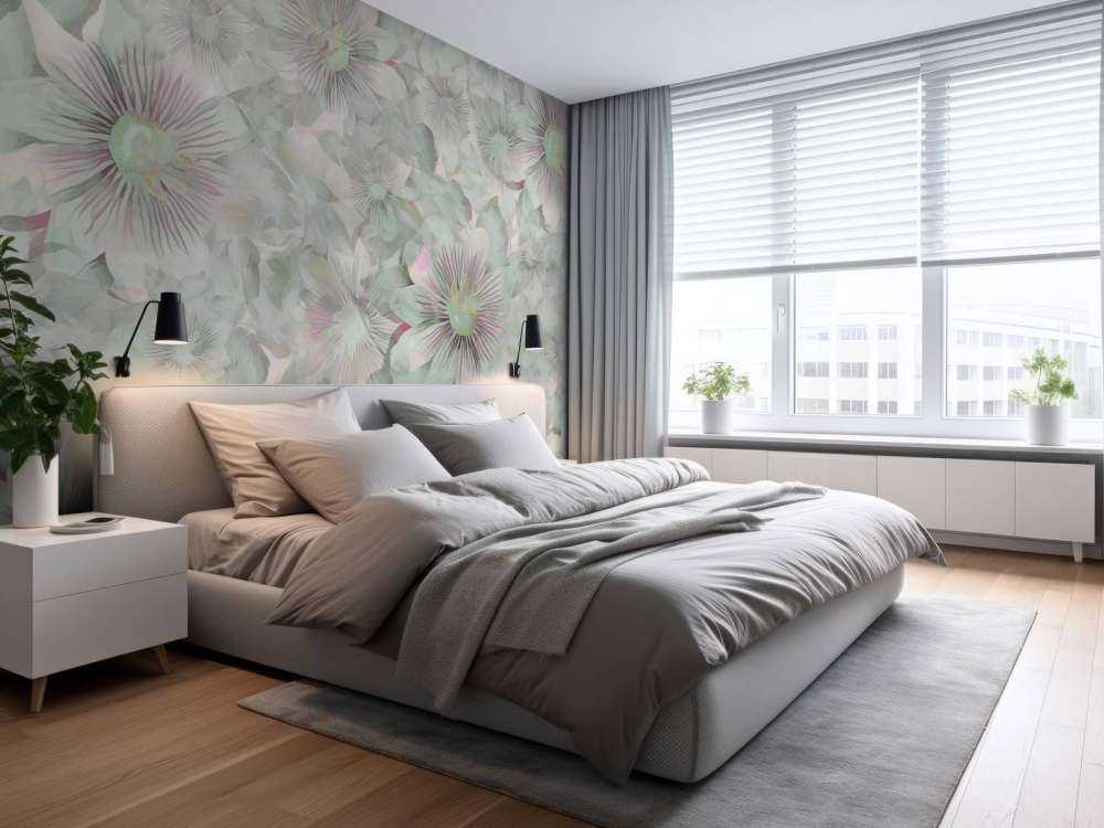 Botanische Aquarell-Eleganz Pastellrosa