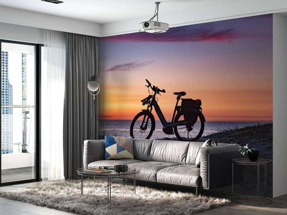 Fahrrad an einem Meer
