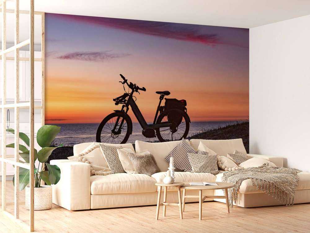 Fahrrad an einem Meer