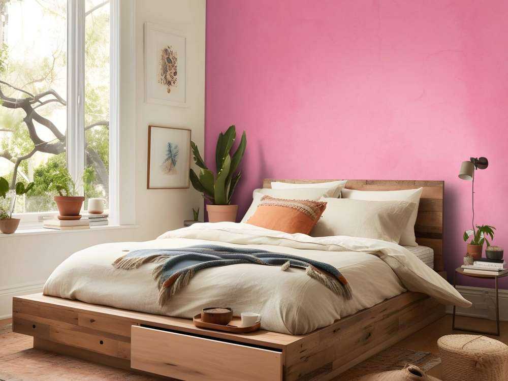 Schimmernder blush Beton