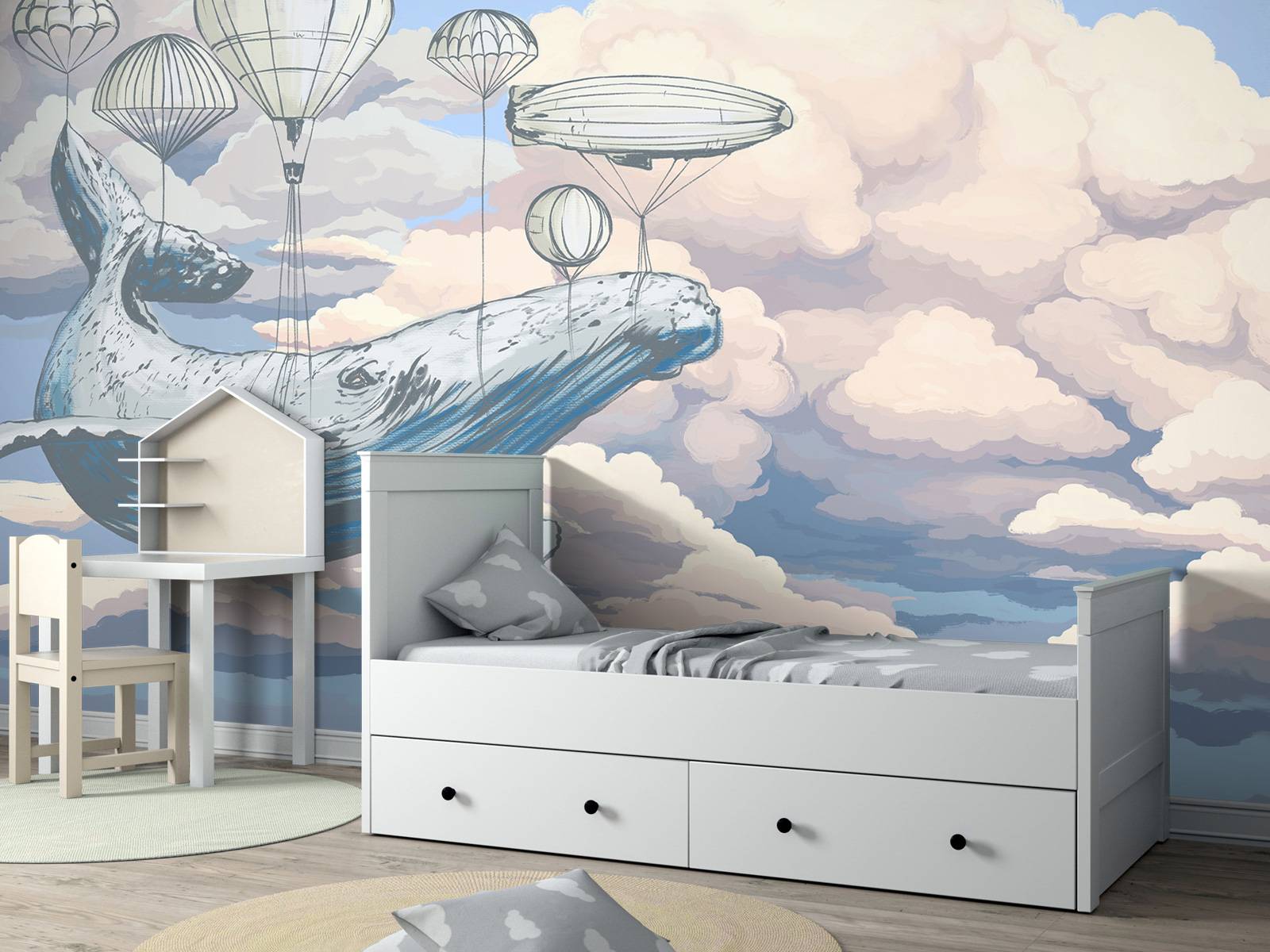 Whale und seine Heißluftballons