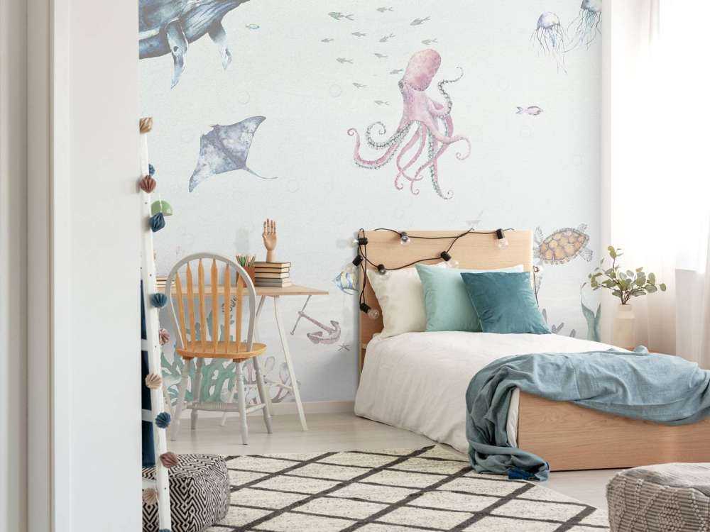 Unterwasserwelt der Wasserfarben