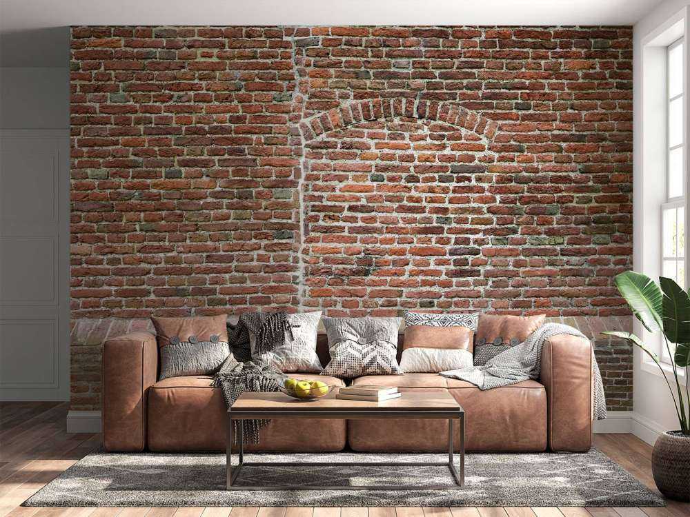 Alte gerissene Wand