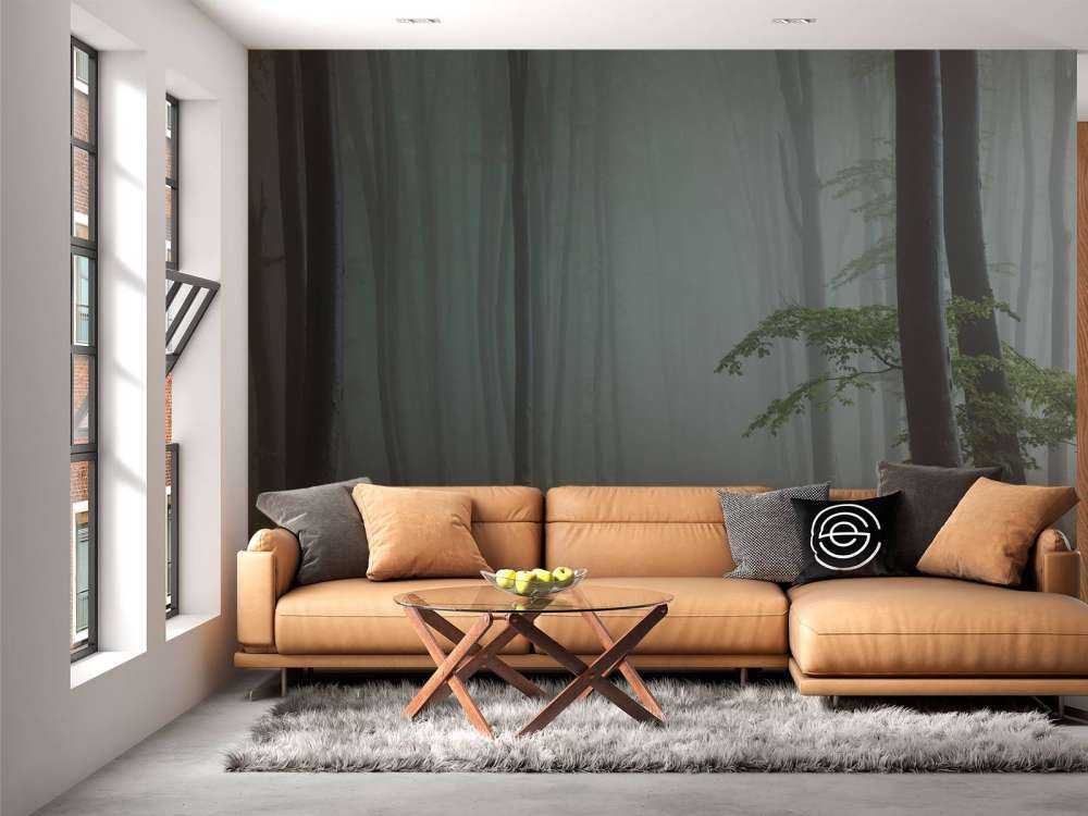 Panorama Nebeliger Wald