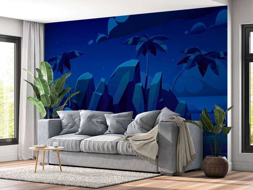 Insel bei Nacht