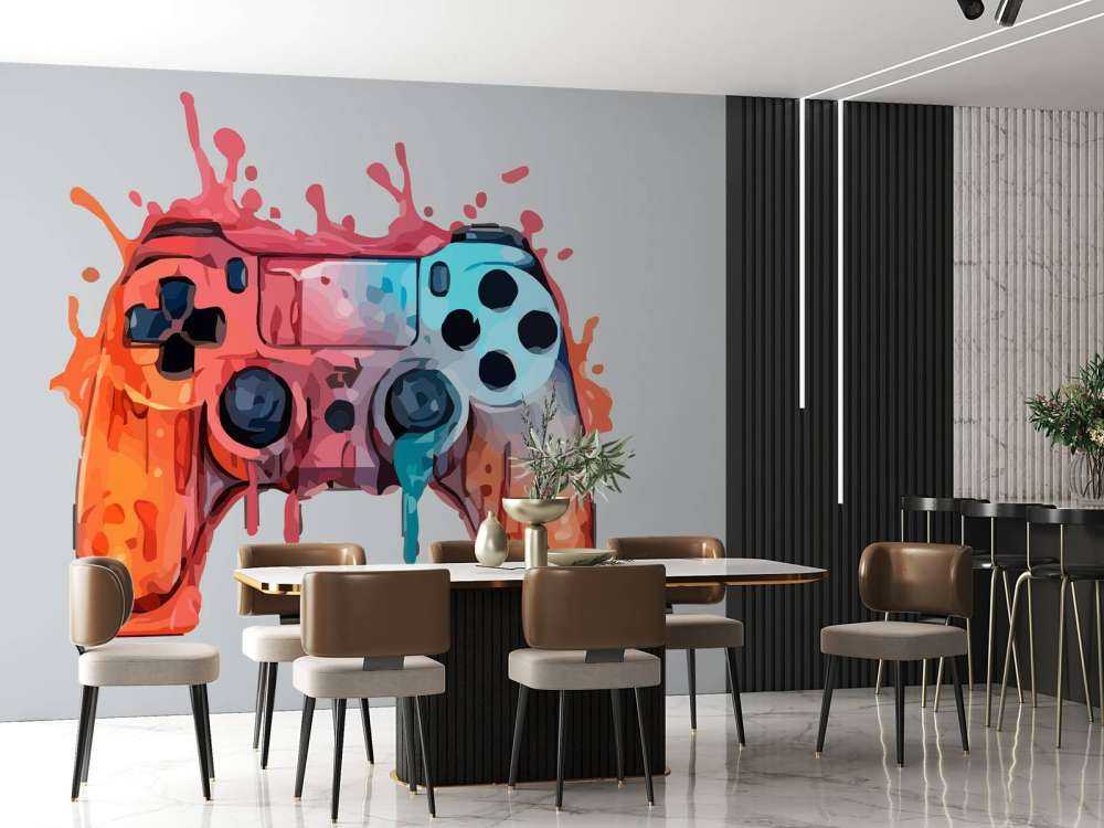 Aquarell Gamer Splash