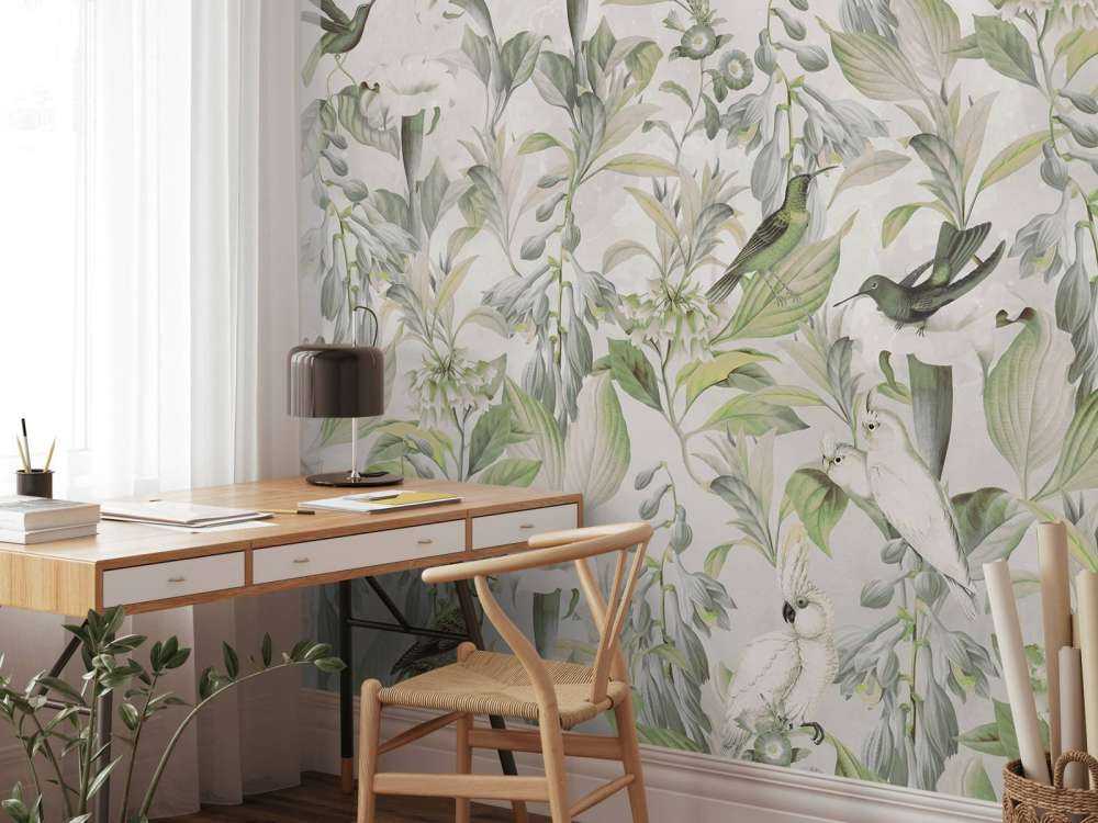 Ethereale Vogelgesangblüte - Üppige Symphonie