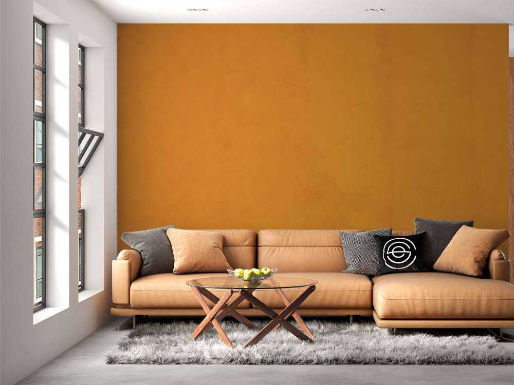 Orangefarbener Beton