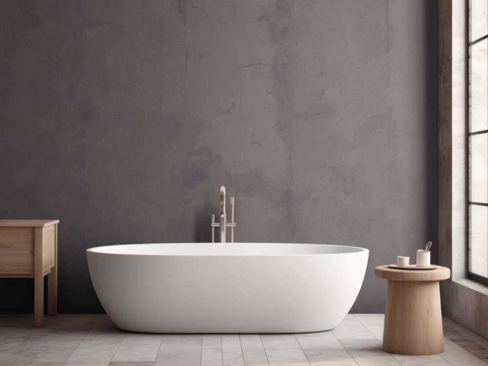 Davy's braun-grauer Beton