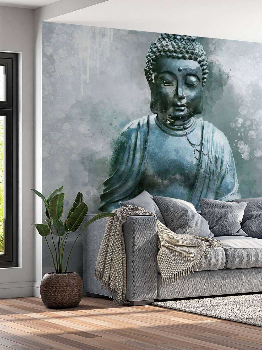 Buddha-Aquarell