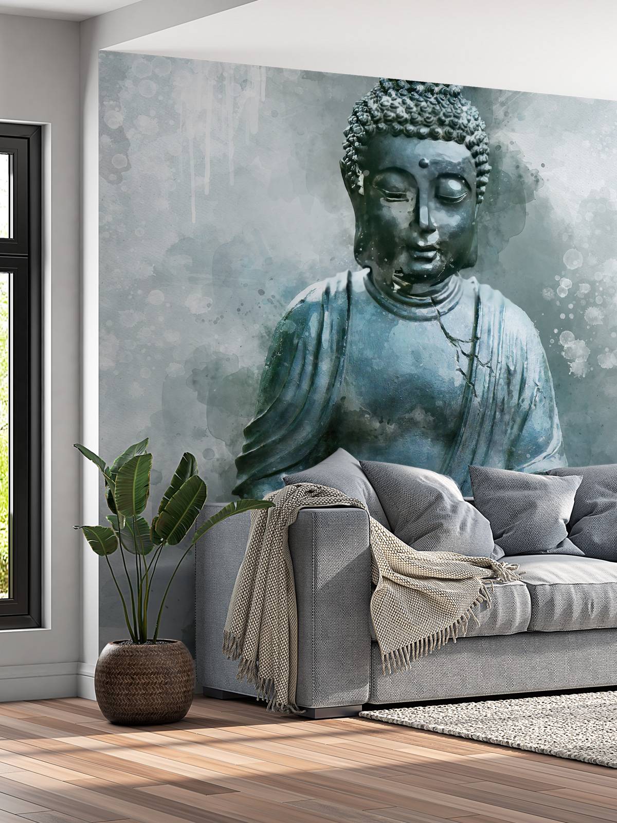 Buddha-Aquarell