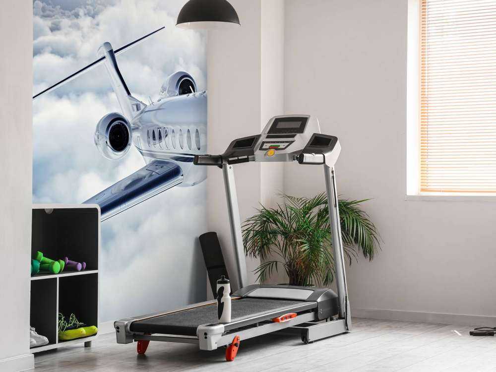 Privatflugzeug in der Luft