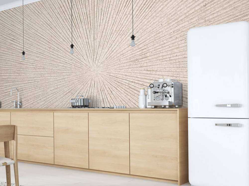 Texturierte Linien aus Leinen