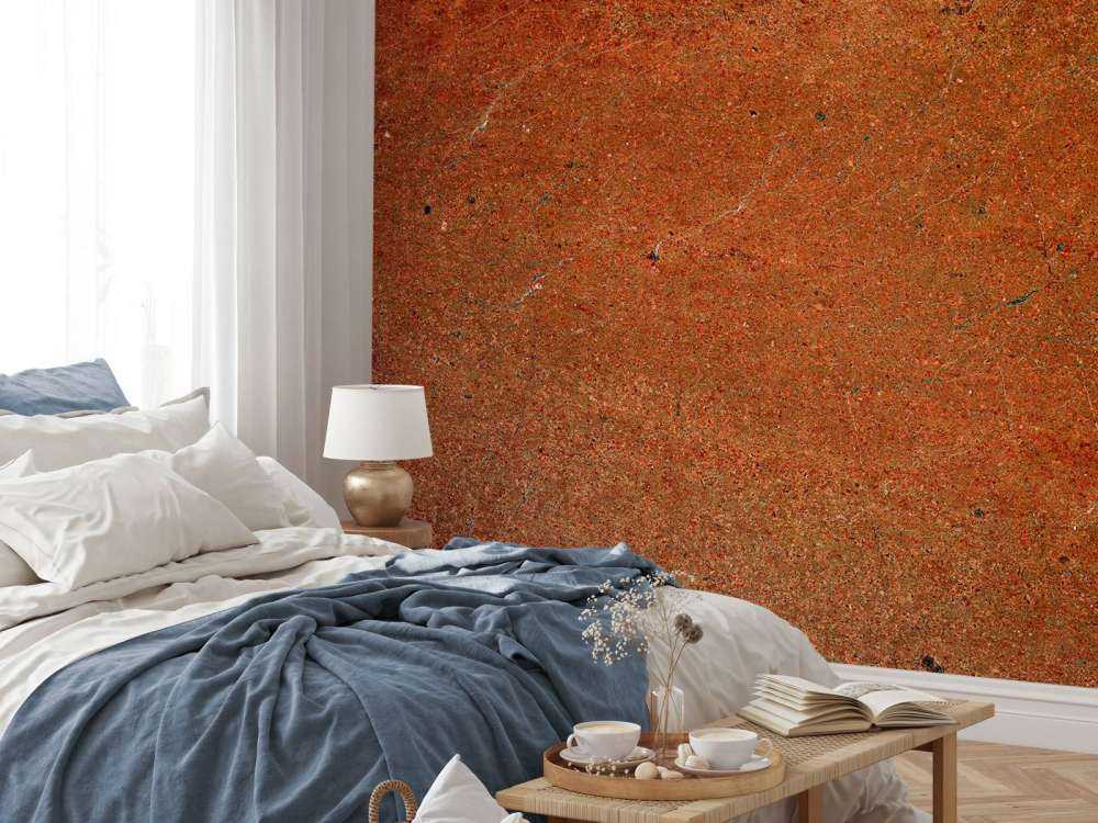 Orangefarbener Marmor