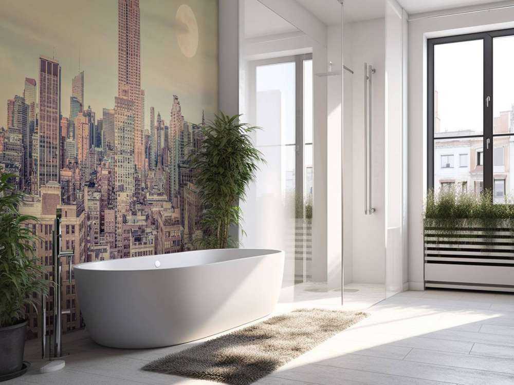 Empire State Building mit Manhattan