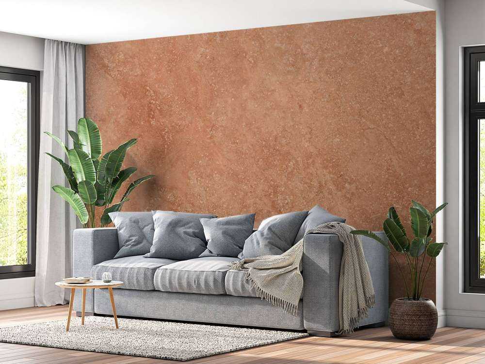 Terrakottafarbener Marmor
