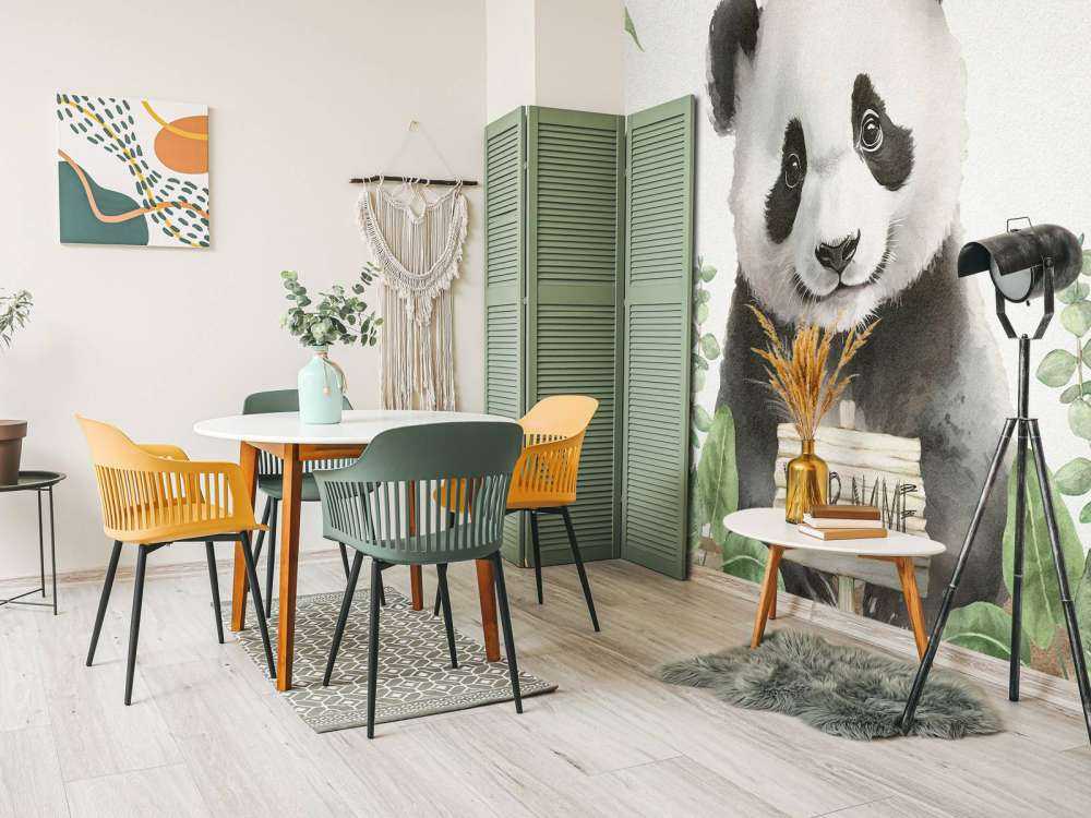 Kleiner Panda im Dschungel