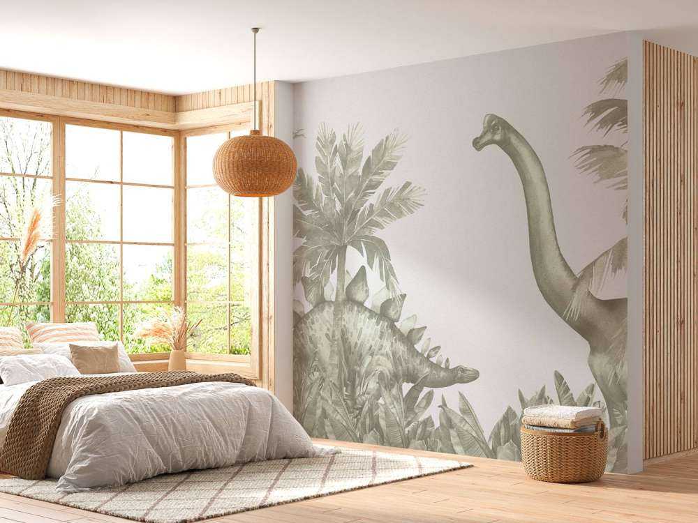 Dinosaurier in grün