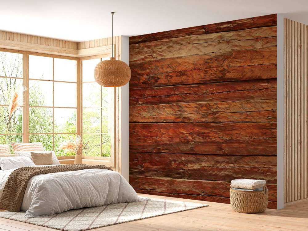 Holz mit grober Struktur