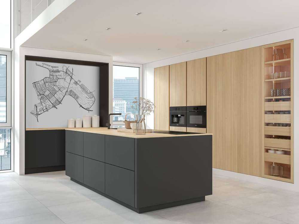 Karte Amsterdam Ost, weiß