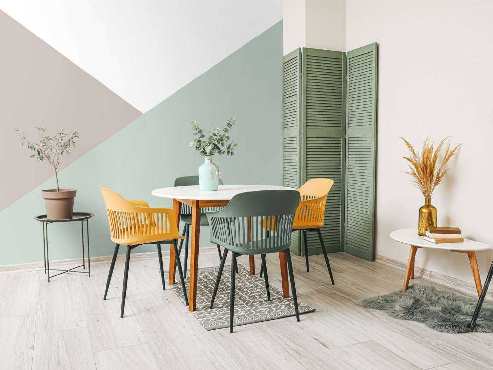 Pastellfarbene Dreiecke