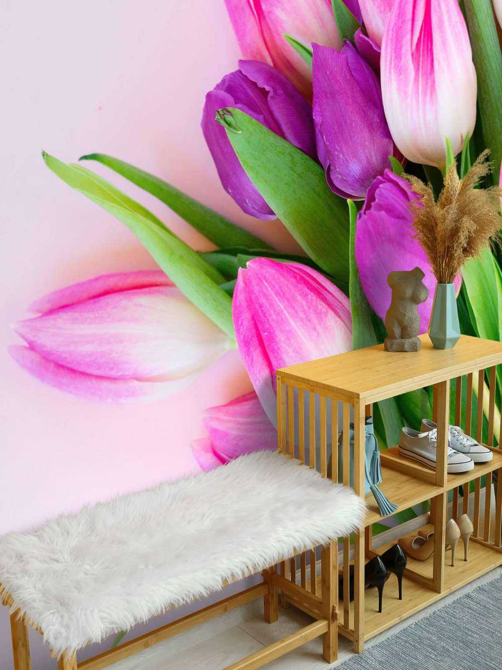 Rosa Tulpen