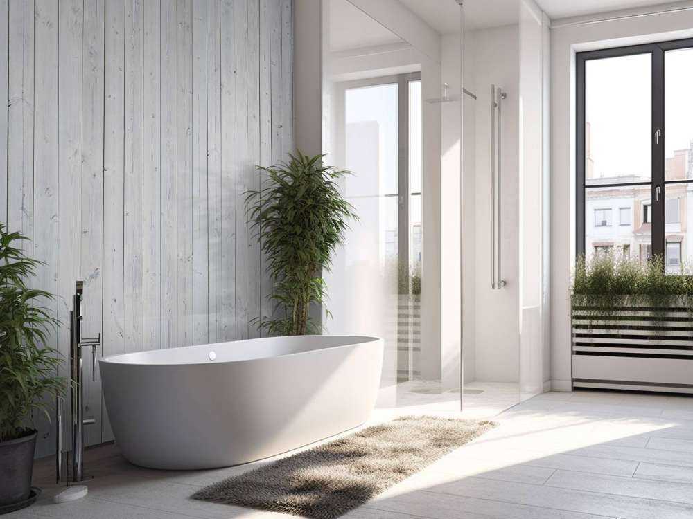 Whitewash Holz vertikal