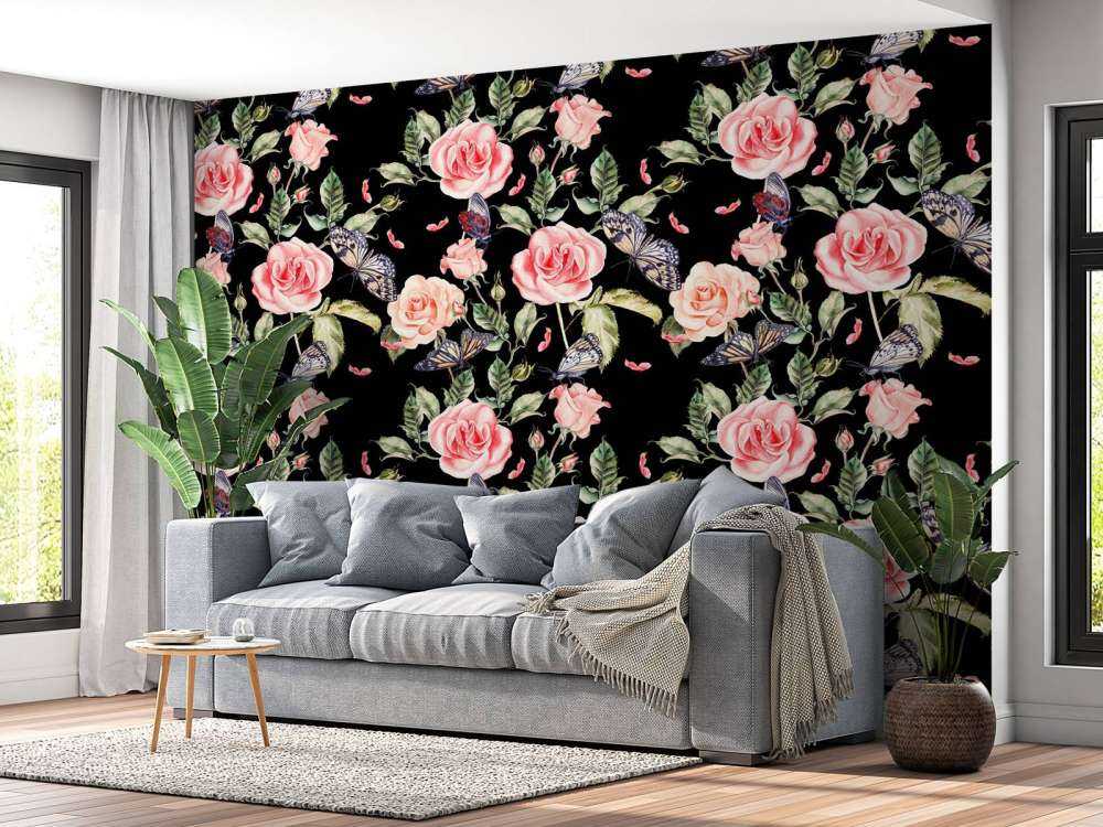 Blumen und Schmetterlinge