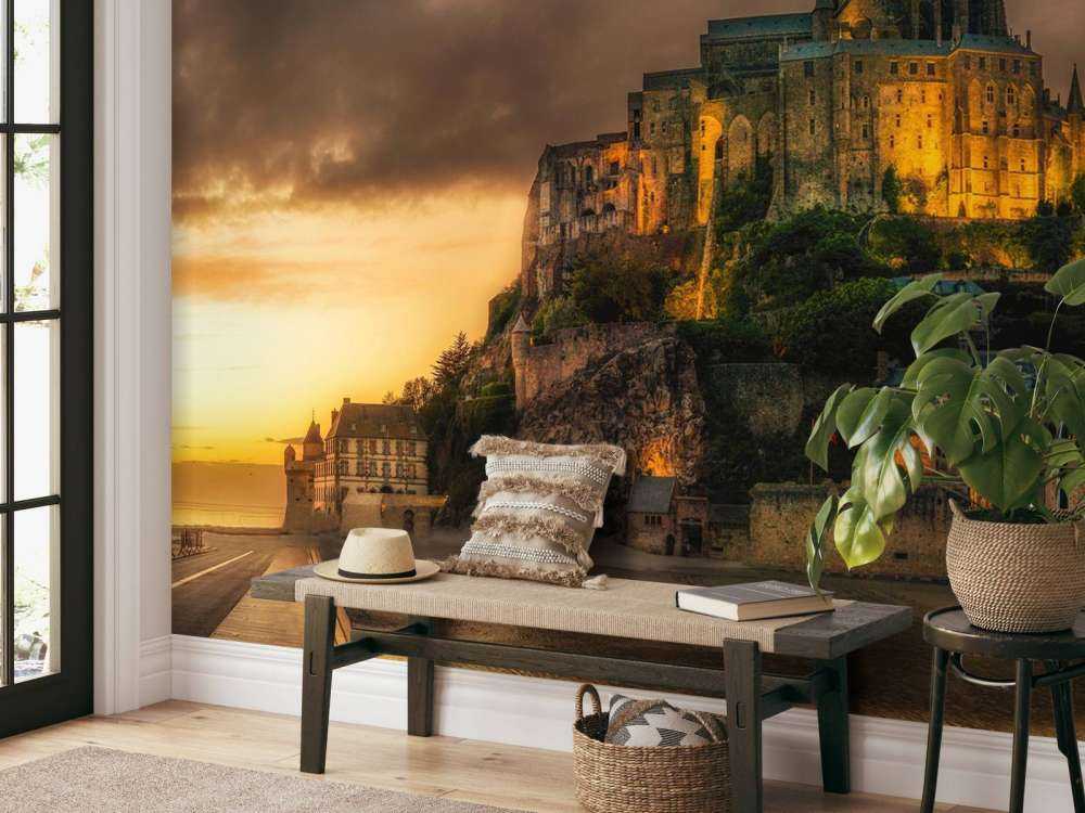 Mont Saint Michel auf Fototapete