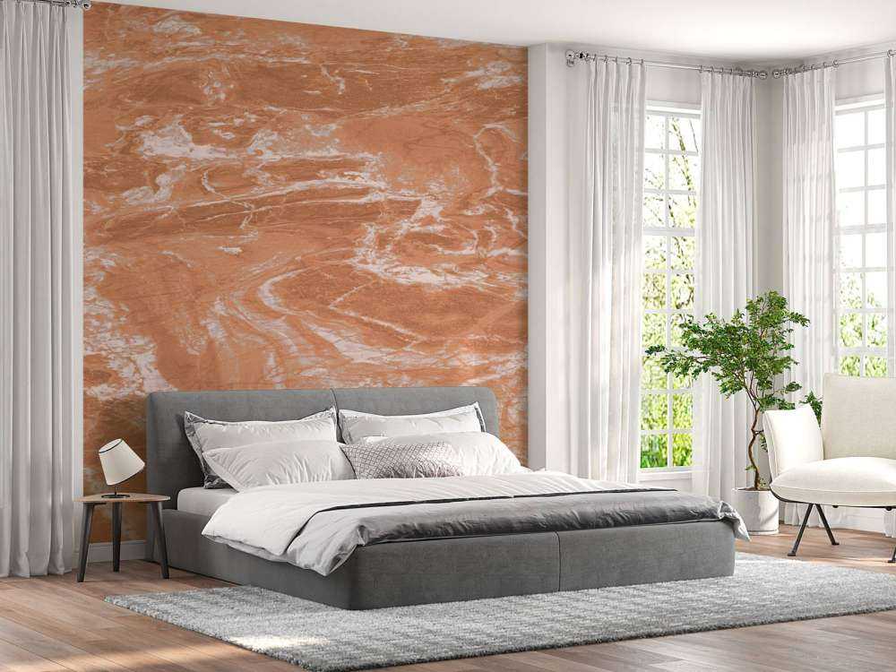 Terrakotta Marmor mit Wölbungen