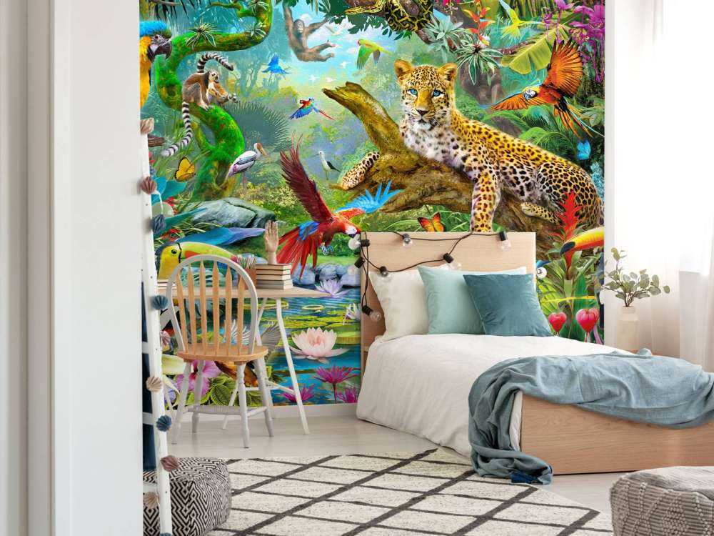 Leopard In Jungle