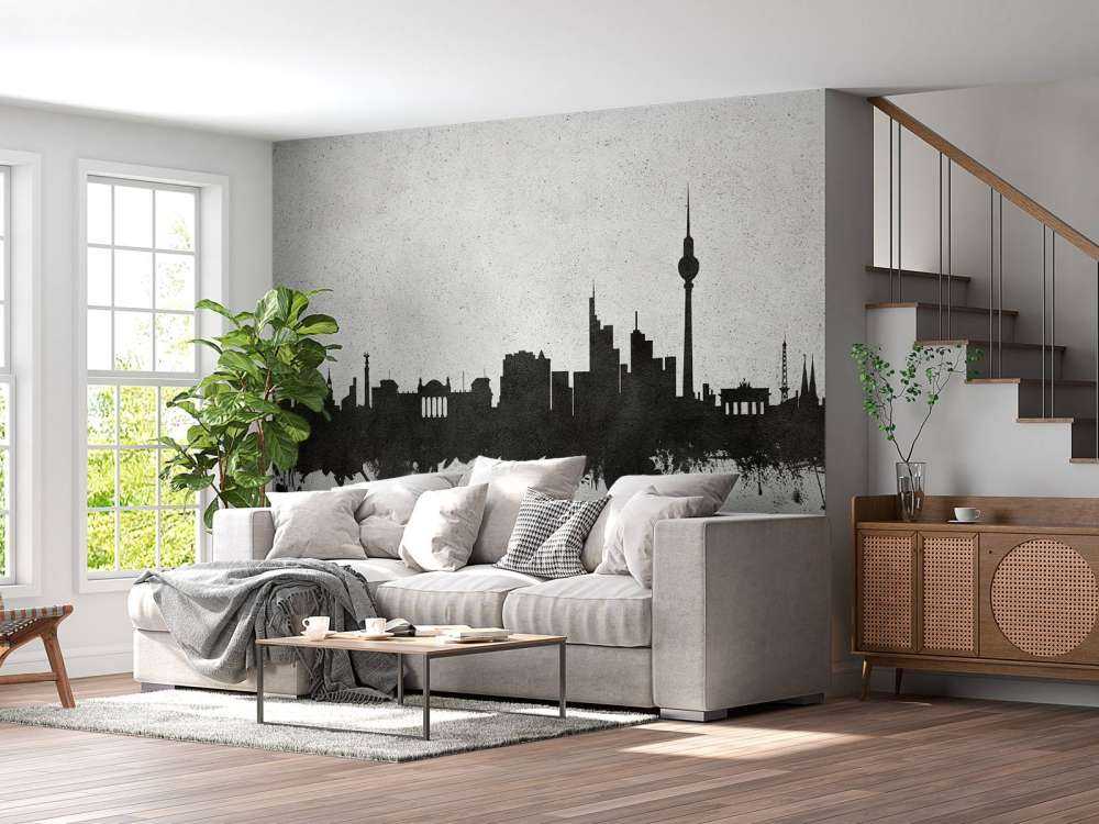 Aquarell-Skyline, Berlin