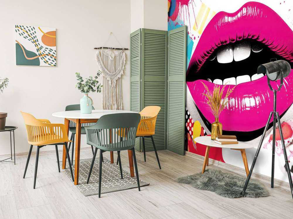 Pop-Art-Lippen