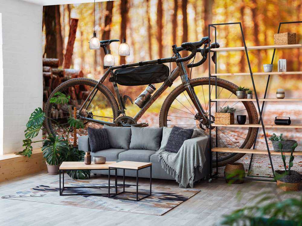 Fahrrad im Herbst